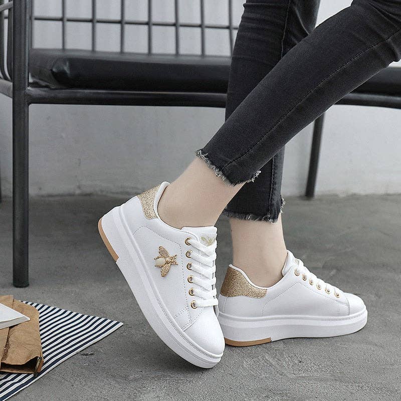 Femmes Tennis Shoes Casual Sneakers Slip-on Sport Chaussures Plates Gym Baskets